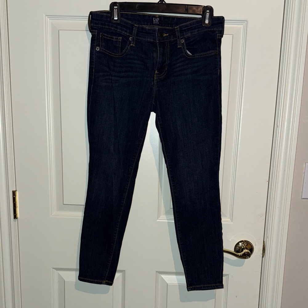 GAP Women's Deep Indigo Short/ Crop Jeans